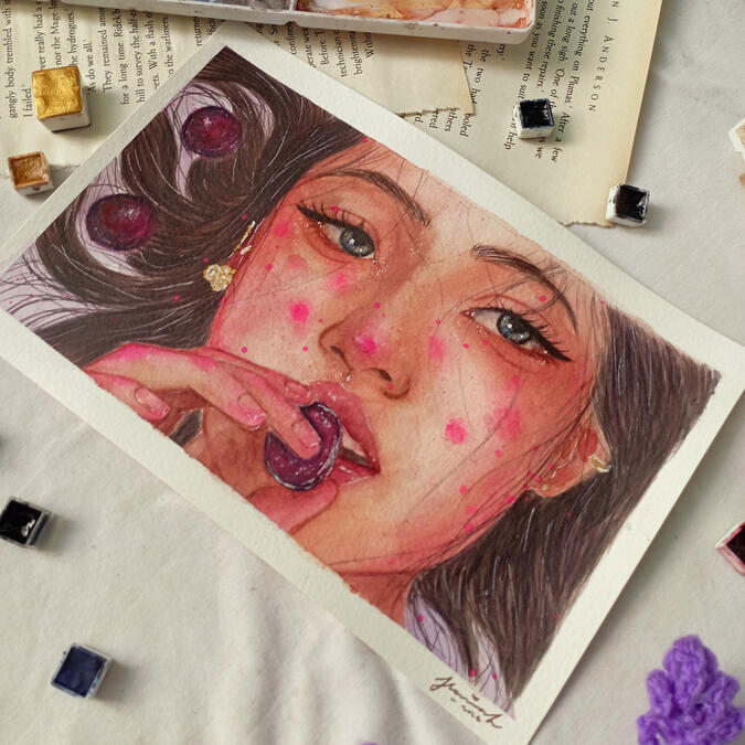 Sample Watercolor work